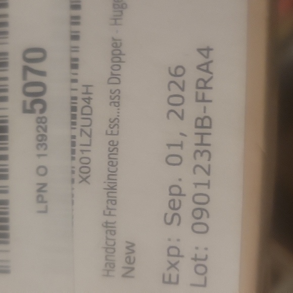 Handcraft Frankincense Essential Oil - 100% Pure & Natural - Premium Therapeutic - Picture 5 of 5